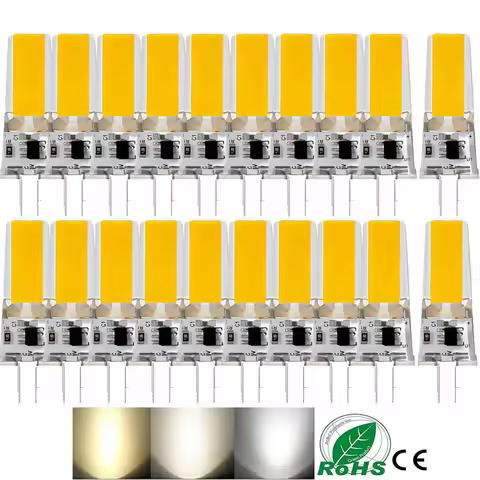 20X Ampoule G4 Mini Led Bulb Dimming 12v 220v 6W 9W 12W Dimmer Ac Dc 12 Volt Energy Saving Lamp Cand