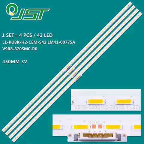 4pcs LED UE82RU8000U UA82RU8000K UA82RU8000W UN82RU8000F UN82RU9000F UN82RU800DF V9R8-820SM0-R0 820S