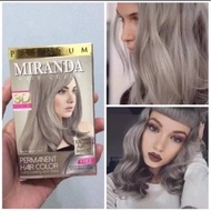 Miranda Hair Dye MC-16 Ash Blonde 30ml Cat Rambut Blonde Grey 🩶