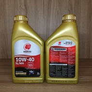 𝟭𝟬𝟬% 𝗦𝘂𝗽𝗲𝗿 𝗥𝗮𝗰𝗶𝗻𝗴 𝗤𝘂𝗮𝗹𝗶𝘁𝘆 IDEMITSU 10W-40 4T SEMI SYNTHETIC minyak hitam 10W40 motor RS150 R15 Y15 L