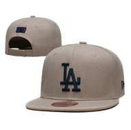 Fitted Cap Dodgers Los Angeles สีน้ําเงินเข้ม สไตล์ฮิปฮอป หมวกแก๊ป