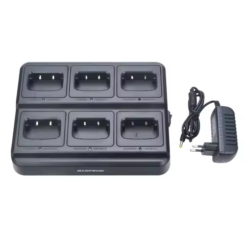 Baofeng BF-888S BF-888H BF-88E BF-777S BF-666S Walkie Talkie Six-Way Charger 6-Pocket Multi-Unit Cha