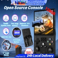 【SG SELLER】Retro Handheld Video Game Console R36S MAX Linux 4.0 Inch IPS Screen Pro Portable 128GB G