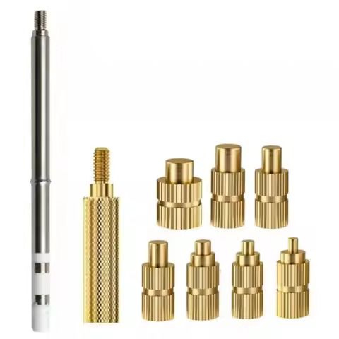Y39A! T65 Soldering Iron Tip Heat Insert Nut Adaptors M2-M8 for T85 T75 HS01 GD300 SH72 RGS65 Insert