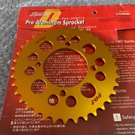 DAYTONA PRO ALUMINIUM SPROCKET GIR GEAR DAYTONA YAMAHA UKURAN 37 415 ORIGINAL