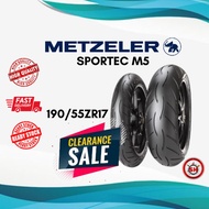 Tayar Clearance Stock Tayar Metzeler 120/70zr17 190/55zr17 180/55zr17 Sportec M7RR / Sportec M5 / Ro