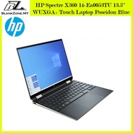 Brand New HP Spectre X360 14-Ea0053TU 13.5'' WUXGA+Touch Laptop Poseidon Blue( I5-1135G7, 8GB, 1TB SSD, Intel, W10, HS )