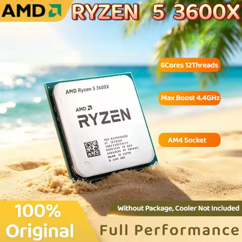 AMD R5 3600X Ryzen 5 3600X 3.8GHz 4.4GHz 6 Core 12 Thread CPU Processor 7NM 95W L3 32M 100 000000022