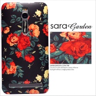 【Sara Garden】客製化 手機殼 ASUS 華碩 Zenfone4 ZE554KL 5.5吋 質感 碎花 玫瑰花 保護殼 硬殼