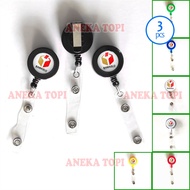 ID Card Yoyo Bawaslu Gantungan ID Card Holder Logo Bawaslu - Aneka Topi / 3pcs