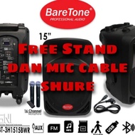 Termurah!!! Speaker aktif Portable Baretone 15 inch max15bwr MAX 15BWR
