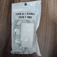 VIVO 2A CHARGER + ORIGINAL WHITE TYPE C DATA CABLE