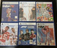 PS5 NBA 2K21 / Scarlet Nexus / Just Dance 2021/ Madden 22 / F1 2021 21 / NBA 2K22