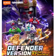 【TOP】 BLOKEES TRANSFORMERS Blind Box Blocks Model Kits | Defender Version DV01-06 | Raya Gift Toy