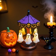 Halloween Night Light Mysterious Theme Night Light Spooky Halloween Ghost Night Light for Festive Be