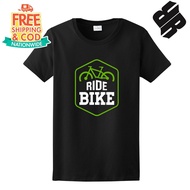 Radical Biking Men's Shirt -Ride Bike 2 Black