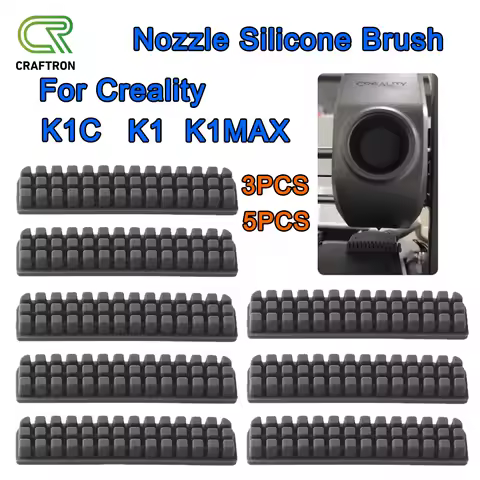 For Creality K1 K1C K1MAX Nozzle Silicone Brush 3D Printer Nozzle Cleaner Tool for K1 Series 3D Prin