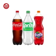 Soft Drink 1L Coca Cola / Sprite / Fanta 1 Krat Isi 12 Botol - Brothermeatshop