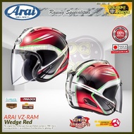 Arai Vzram Wedge Red Original Japan Motorcycle Helmet