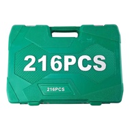 216 Pcs Socket Ratchet Wrench Spanner Torx Hex E-Torx Collection