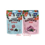 Alljoy all joy hawflakes hawthorn strip lollipop mulberries 50gr 100gr