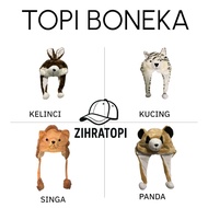 Children's doll hats - Cute character hats for children aged 1-6 years