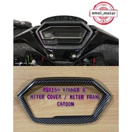 RSX150 WINNER X METER COVER METER FRAME COVER CARBON