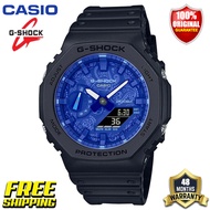 Jam Tangan Lelaki Original G-Shock Men Sport Watch GA2100 Japan Quartz 200M Water Resistant Shockproof Waterproof World Time LED Auto Light Gshock Man Boy Sports Wrist Watches 4 Years Official Store Warranty GA-2100BP-1A (Ready Stock Free Shipping)