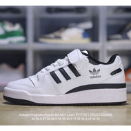 Adidas Originals Forum 84 Low Roman Collection Velcro Low-Top Retro Lace-Up All-Match Casual Shoes Sports รองเท้าผ้าใบลําลอง