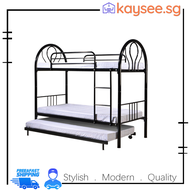 kaysee| Ready Stock|Fayth Metal Double Decker Bed Frame
