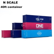N Scale 1：160 40ft Standard Cabinet Container Simulation Train Model Container Accessories