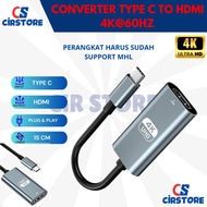 CONVERTER USB 3.1 TYPE C TO HDMI 4K HD HDTV TYPE C / Converter cable type c to hdmi 4k /USB Type C t