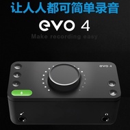 Audient/Audient EVO4 Sound Card Professional Recording Sound Card Arrangement Electric Guitar Audio 