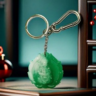 DJ-028 Lotus Guanyin Resin EasyCard Key Ring, Handmade EasyCard (Includes Ordinary Card EasyCard) Gi