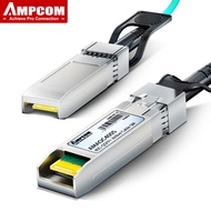 AMPCOM 40G QSFP + สายเพื่อการใช้งาน (AOC) LSZH สามารถใช้ได้กับซิสโก้ Mikrotik Fortinet Ubiquiti Netg