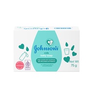 嬌生 Johnson’s 嬰兒潤膚香皂-牛奶滋養 (75g/個)【杏一】