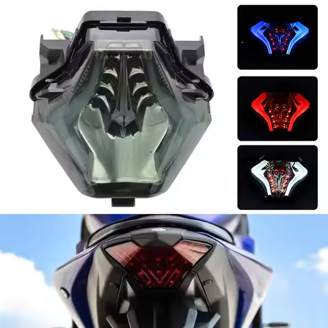 For Yamaha MT03 MT25 MT07 YZF R3 R25 2013-2023 2021 2022 Motorcycle Rear Tail Light Brake Turn Signa