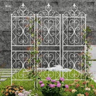 ST&amp;💘Lattice Sub-Bracket Rose Chinese Rose Planting Garden Fence Outdoor Flower Stand Support Simple Iron Climbing Vine F