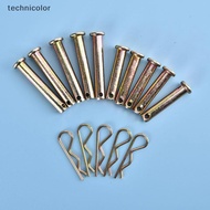 【TESG】 10pcs/Set 186F Diesel Farming Rotary Tiller Pin 8×40 8×50 Lock Pin Shaft R Card Hot
