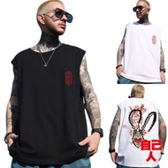 [Own People] Vest Waistcoat Vest Couple Vest Men Sleeveless T-shirt Sports Boys Top M-8XL Sleeveless