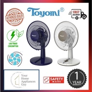TOYOMI 9 inch Mini Desk Fan [Model: FD 2331] Warranty Set. 1 Year Warranty