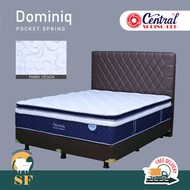 Kasur springbed central dominic plushtop pillowtop 160x200x37 matras only