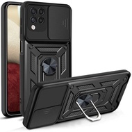 EllaStuff Case SAMSUNG A12 / M12 Softcase SLIDE ARMOR PRO CAMERA Casing SAMSUNG A12 / M12