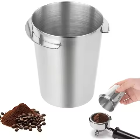 53mm Coffee Dosing Cup Stainless Steel Dosing Cup Coffee Powder Cup Coffee Powder Feeder Espresso Ma