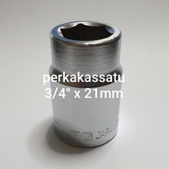 MATA 3/ SOCKET WRENCH 4" X 21MM 6PT FLAG JAPAN 21 MM SOCKET SOK SHOCK