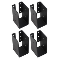 Fast ship❤️4Pcs Joist Hanger Timber to Timber Black Beam Brackets for 2" x 4" Beam Hanger