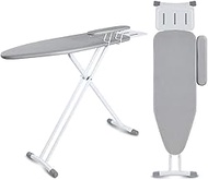 Indoor Ironing Board, Foldable Ironing Board with Fixed Iron Sleeves, Dorm Room Ironing Board, Balcony, Suitable for Shirts (Color : A, Size : 125 * 36 * 90cm)