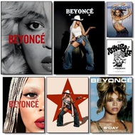 Beyonce Cowboy Carter Singer Poster HD Art Waterproof Wall Sticker Home Living Room Bedroom Bar Aest