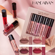 HANDAIYAN Lipstik Matte Waterproof Lipstick Set Nude Lipmatte Lip Gloss Set Lipgloss Liptint Gincu T