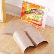 Fly Glue Trap Paper Pelekat Lalat Fly Trap Sticker Gam Lalat Buku Lalat 10pcs Kertas Gam Perangkap L